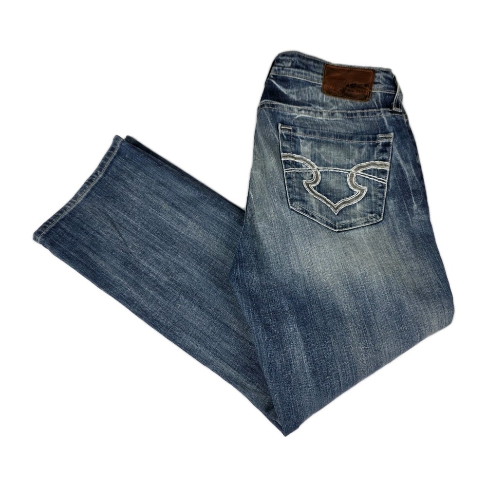 Big Star Jeans Womens Size 29 Maddie Mid‎ Rise Fit Bootcut Blue Denim Pants